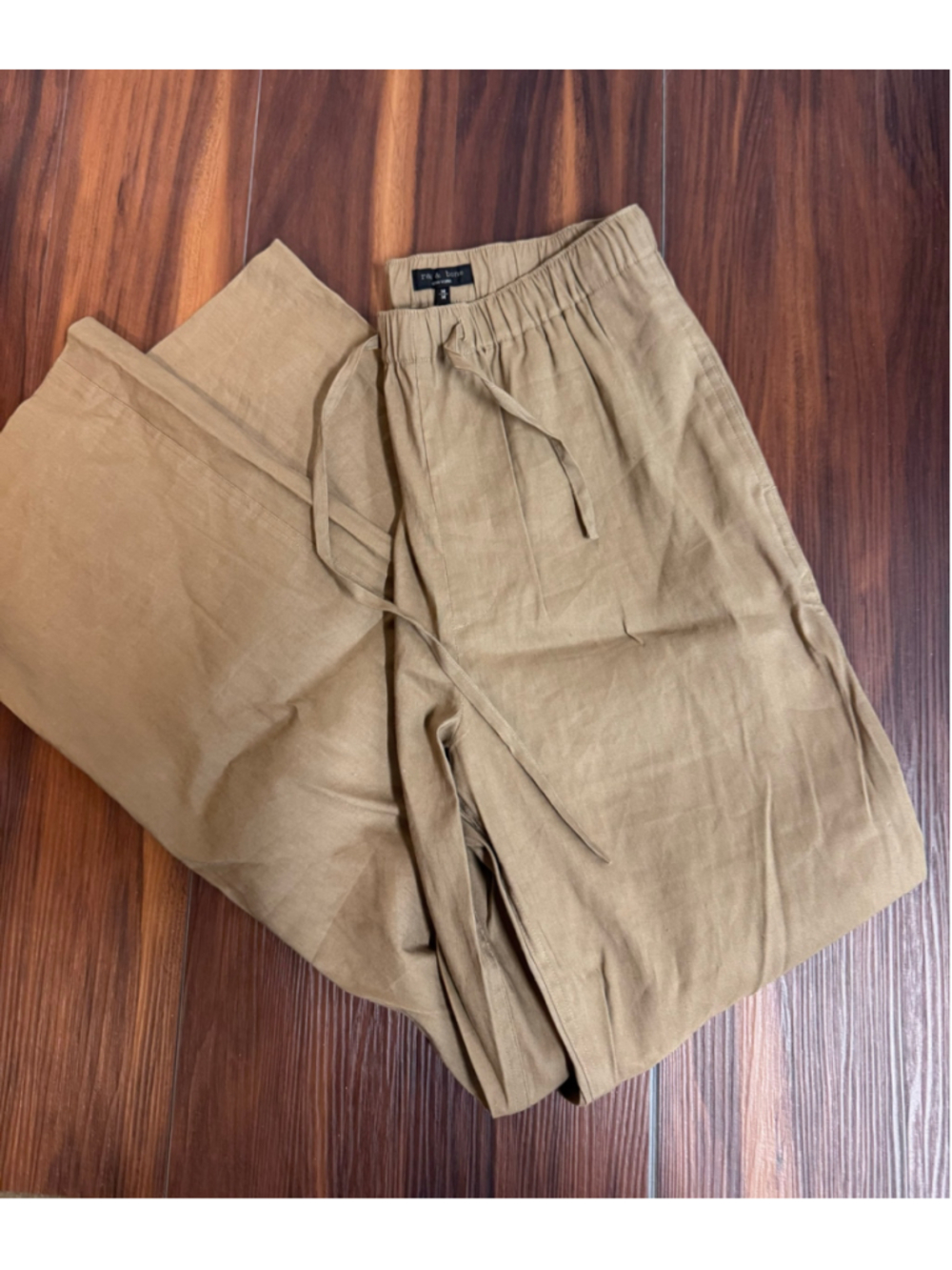 Women's rag & bone Beige Trousers Size M